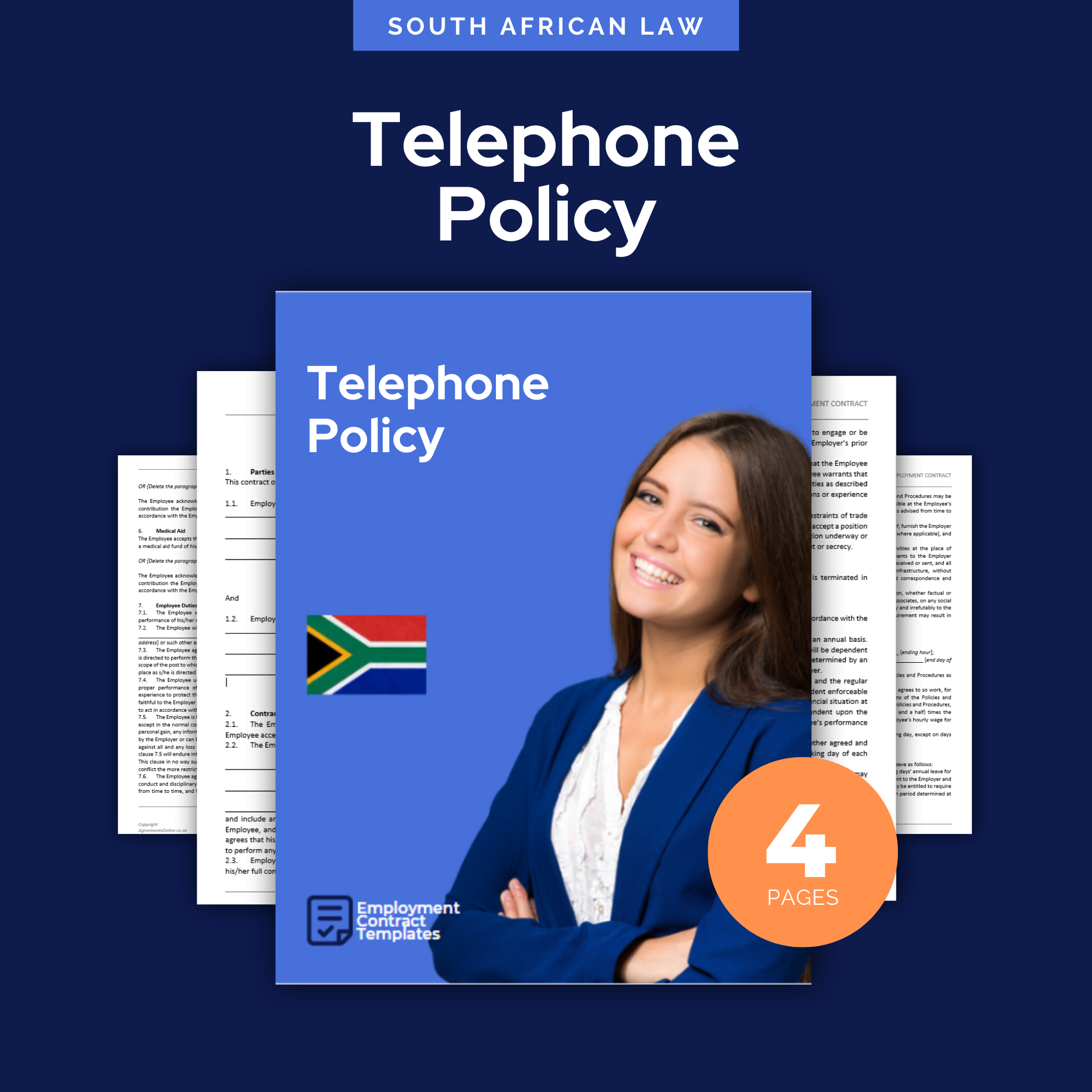 telephone-policy-template-south-africa-employment-contract-template