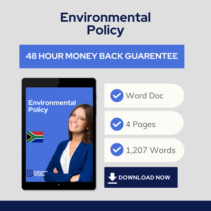 Environmental Policy Template - South Africa