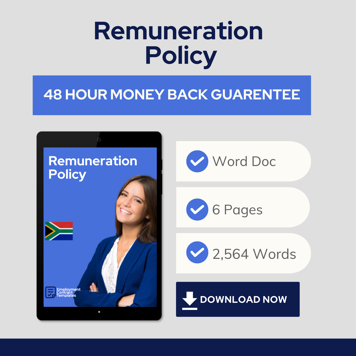 Remuneration Policy Template - South Africa