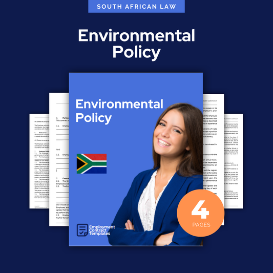 Environmental Policy Template - South Africa