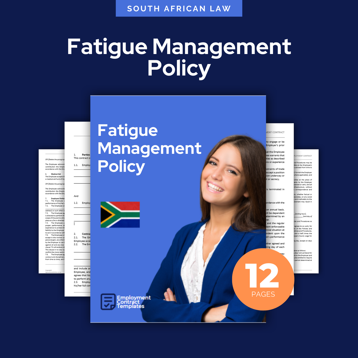 Fatigue Management Policy Template - South Africa