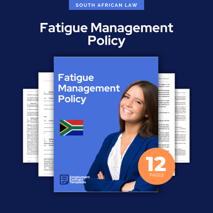 Fatigue Management Policy Template - South Africa