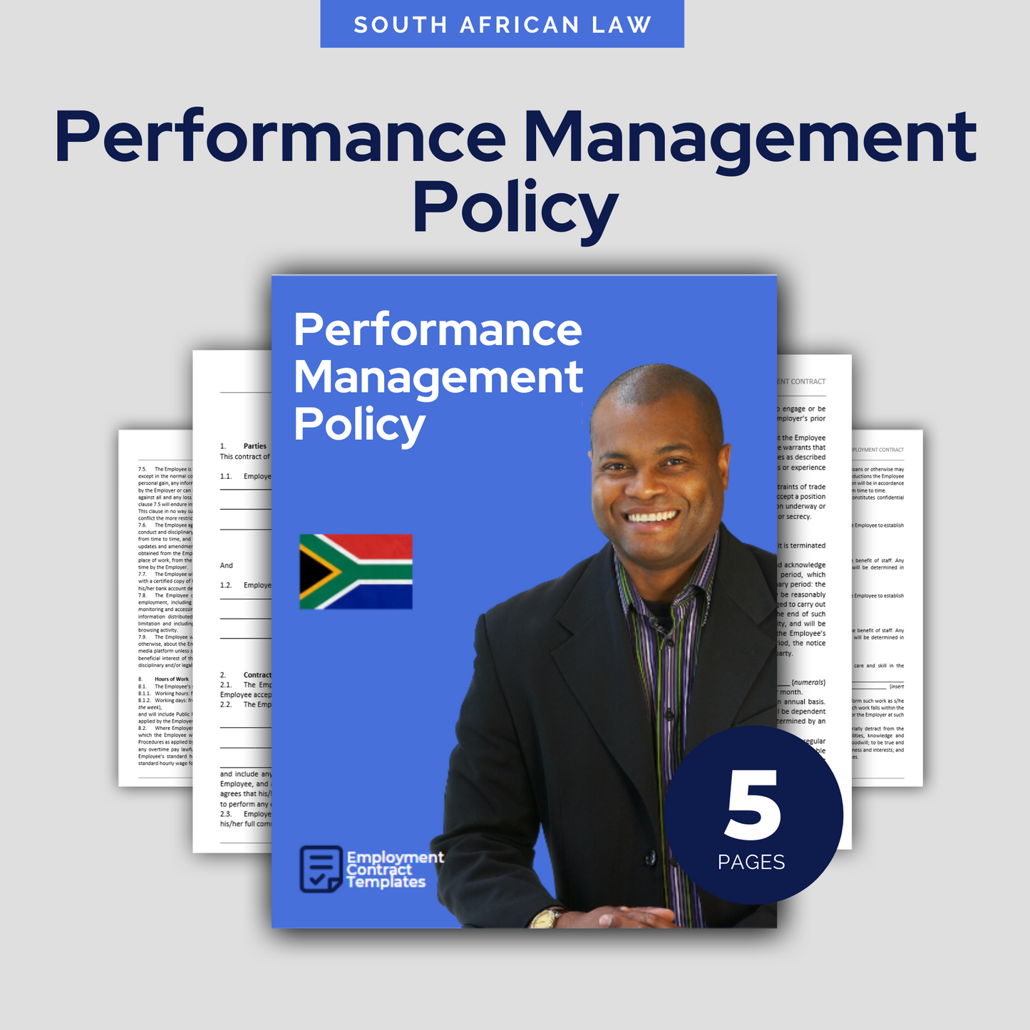 Performance Management Policy Template - South Africa