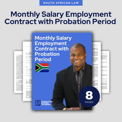 Monthly Salary Employment Contract with Probation Period