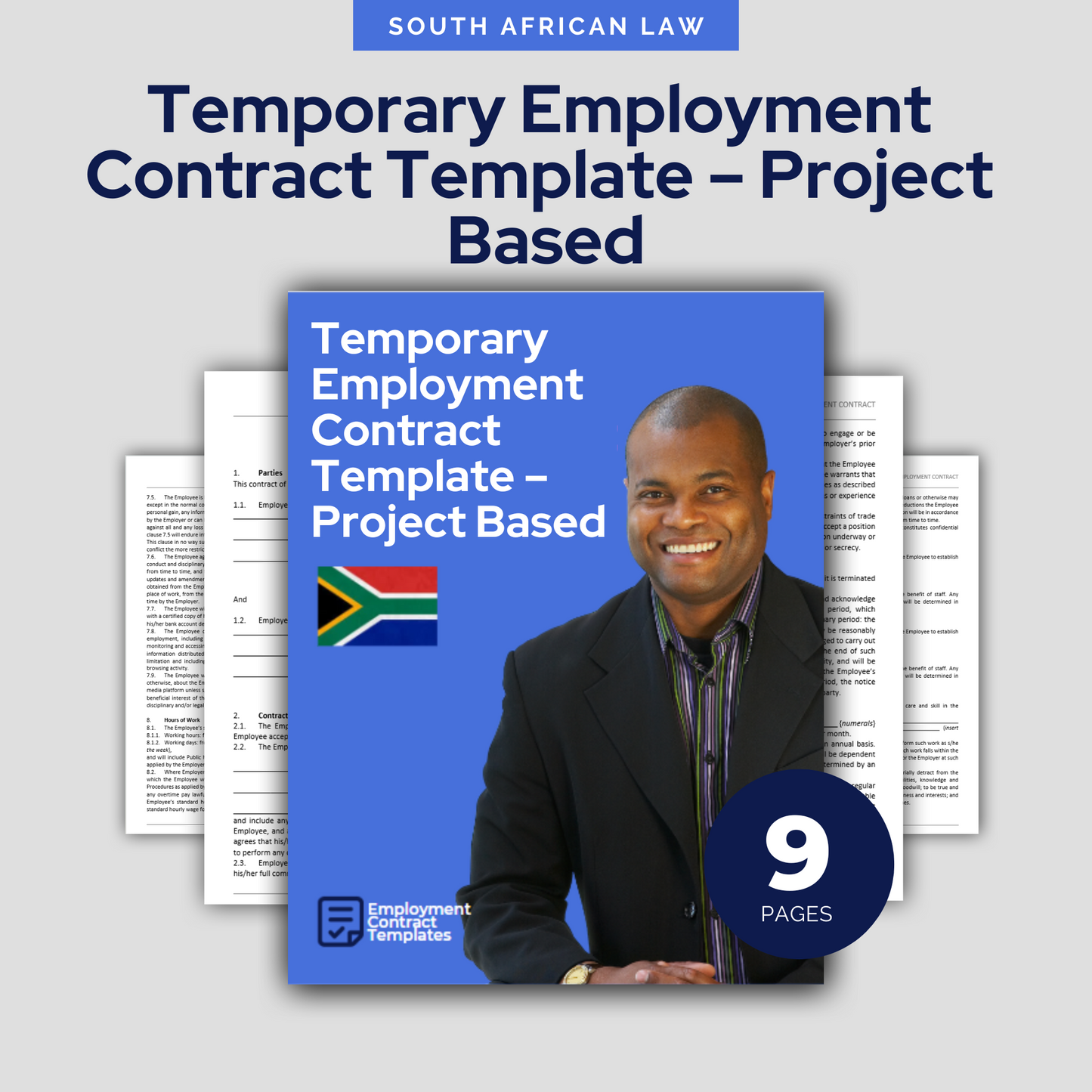 Temporary Employment Contract Template South Africa – Project Based