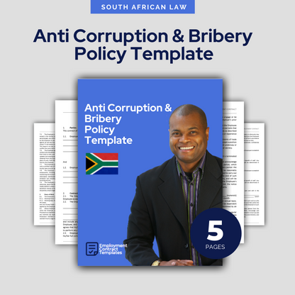 Anti Corruption And Bribery Policy Template - South Africa