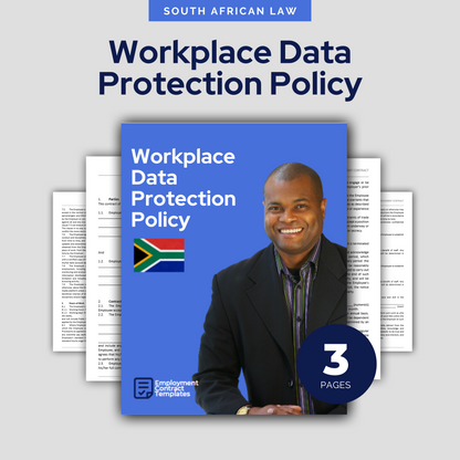 Workplace Data Protection Policy Template - South Africa